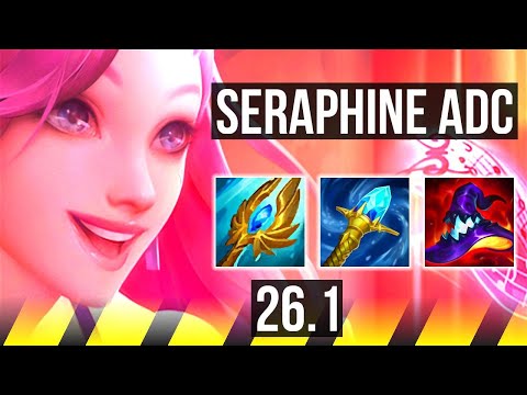 SERAPHINE & Janna vs DRAVEN & Karma (ADC) | EUW Master | 26.1