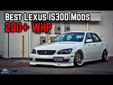 The Best Mods for a First Gen Lexus IS300! (2JZ-GE Engine Upgrades)