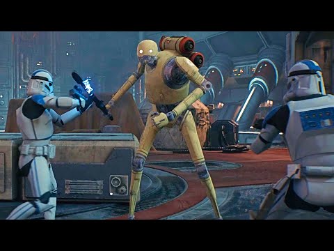 Security Droid Enforcer VS 501st Legion | STAR WARS JEDI SURVIVOR