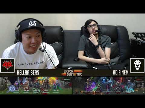 Ad Finem vs HellRaisers Game 1 | Dota Summit 11 Group Stage