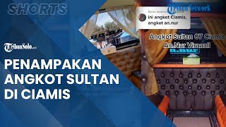 Viral Penampakan 'Angkot Sultan' di Ciamis, Tempat Duduk Berbentuk Sofa hingga Ada CCTV
