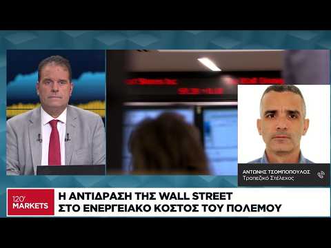 Η αντίδραση της Wall Street στο ενεργειακό κόστος του πολέμου