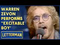 Warren Zevon Performs "Excitable Boy" & "The Overdraft" | David Letterman