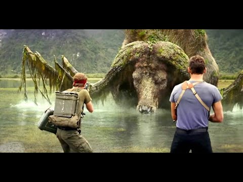 Kong Saves Giant Buffalo Scene   Kong  Skull Island 2017 Movie Clip