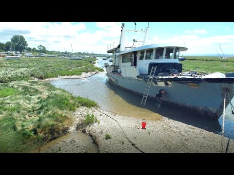 Ep 81 - BIG Mistake Drilling A Hole In The Hull Of Our Boat Restoration! #boatrestoration #project