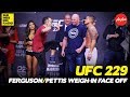 UFC 229 Tony Ferguson Takes Karate Crane Stance Vs Anthony Pettis