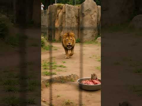 🦁 Le lion mangera-t-il les souris ? moment risqué ...