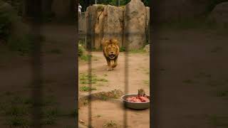 🦁 Le lion mangera-t-il les souris ? moment risqué ...