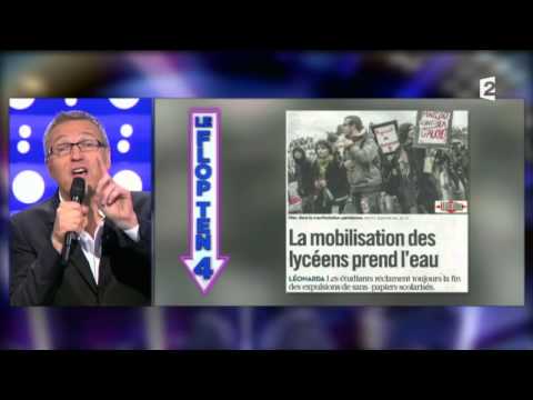 On n'est pas couché - Le FLOP TEN 09/11/13 #ONPC