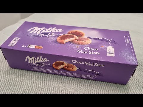 Milka Choco Mini Stars Chocolate Biscuit Unboxing 2022