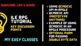 Using QCMDEXC API in RPGLE -Prototype anything-Example of Using QCMDEXC in an RPGLE Procedure-DBCS