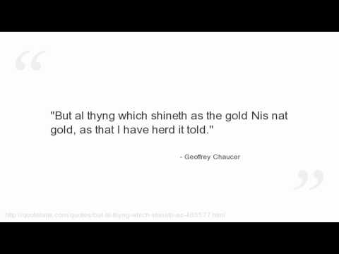 Geoffrey Chaucer Quotes