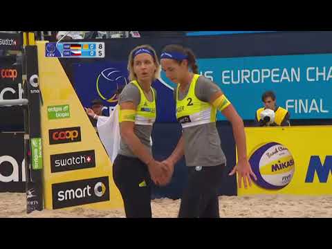 Ludwig/Walkenhorst vs Hermannová/Sluková FULL MATCH - 2016 #EuroBeachVolley Finals