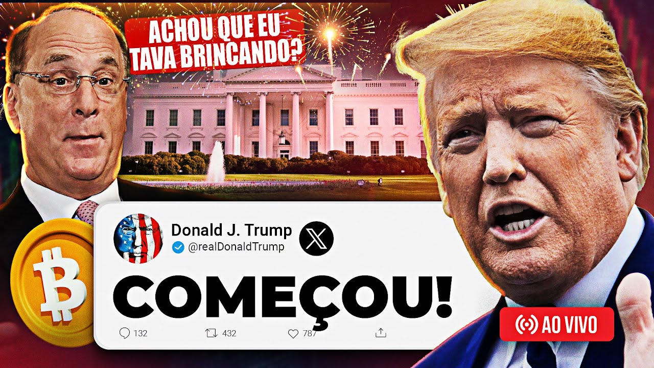 BITCOIN 82K! SE PREPARE PARA UMA SEMANA DE VOLATILIDADE! TRUMP DEU O PAPO E O VAREJO ACORDOU!