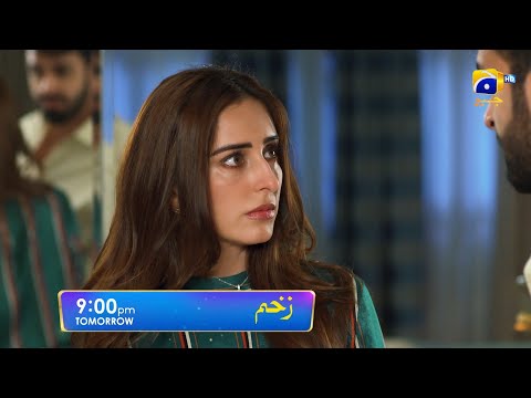 Zakham Episode 30 Promo | Sehar Khan | Aagha Ali | Tomorrow at 9:00 PM only on Har Pal Geo
