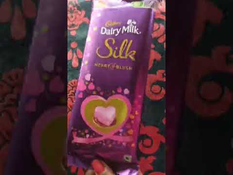 Cadbury Dairy Milk Silk Heart💖Blush | Valentine's day special | #shorts  #dairymilk#valentinesday