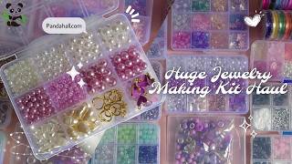 Beginner-Friendly Jewelry Making Supplies 🩷 Huge Beading Kit Haul from PANDAHALL + 10% off Discount✨