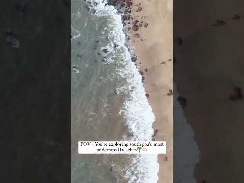 Unexplored beach in South Goa