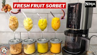 Healthy & Delicious| Fresh Fruit Sorbet in the NINJA CREAMi