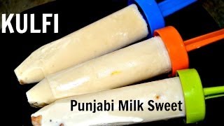 Quick Kesar Badam Kulfi.Easiest Recipe of Indian Milk Ice Cream By Chawlas-Kitchen.com