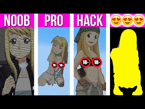 EPIC Minecraft Pixel Art with Winry Rockbell