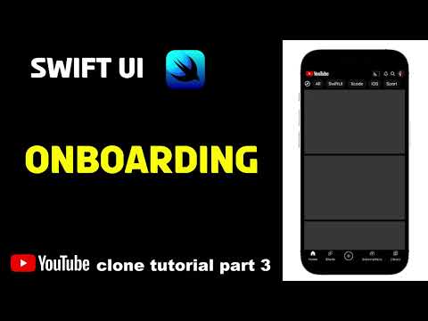 SwiftUI OnBoarding | SwiftUI Tutorial | YouTube Clone Part 3