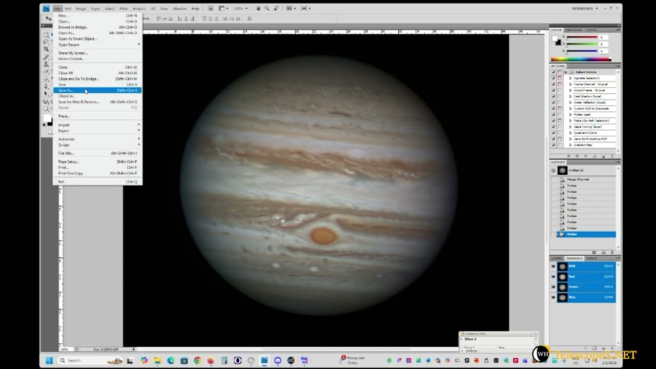 Christopher Go Planetary Image for 2026 - Planetary Image Processing