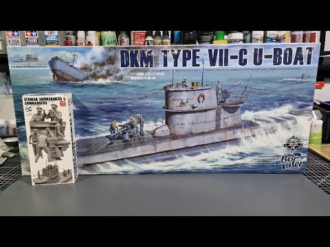 Border Model 1/35 German WWII DKM Type VII-C U-Boat Upper Deck # 001