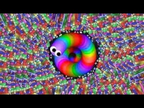 Slither A.I. 🐸 snake troll on tiny giant gameplay vs hacker troll on small snake