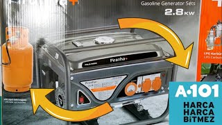 Bu jeneratör hem LPG hemde benzinle çalışabiliyor, Reklam ,kapasitesin