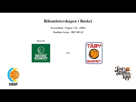 Skuru Basket (P01) mot Täby Basket - Kvartsfinal RM - 2017-05-13