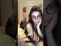 Brunette With Glasses Wiggling Toes In The Pose Meaty Crossed Soles