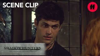 Shadowhunters | Season 3, Episode 4: Alec Questions Clary About Jace | Freeform