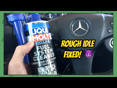Mercedes E350 Rough idle fix 😉 with Liqui Moly 2030 Pro-Line Fuel System Cleaner Liquimoly