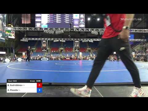 160 Lbs Semifinal - Bekhruz Sadriddinov, Pennsylvania Vs Angelo Posada, California 7b34