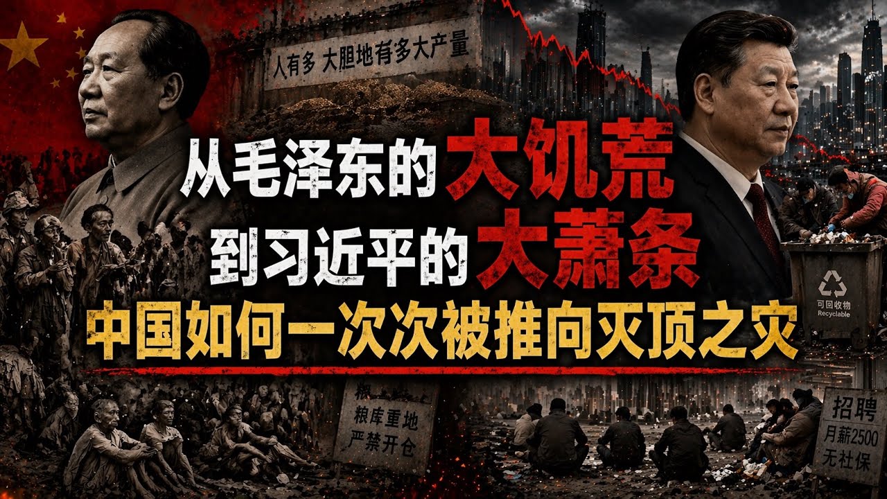 从毛泽东的大饥荒，到习近平的大萧条，中国的历史为什么总在重演，我们又该如何面对？