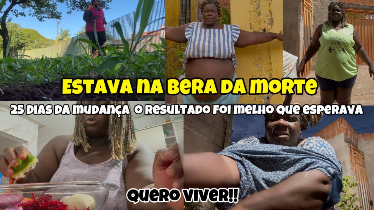 A MUDANÇA ESTÁ ACONTECENDO - MEU PESO - QUANTOS KILO EMAGRECI EM 25 DIAS