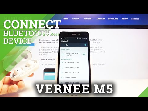 How to Use Bluetooth – Link Device with VERNEE M5