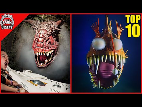 Top 10 Scary Dark Ride JUMPSCARES