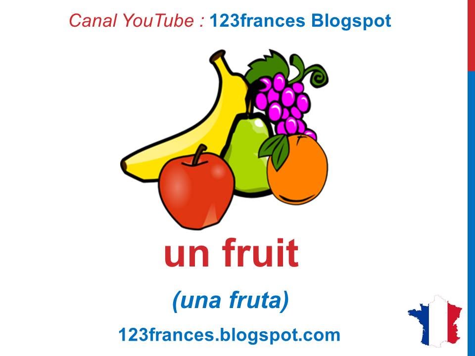 Curso de francés 25 - LAS FRUTAS en francés Vocabulario Frutas y verduras Vegetales Alimentos