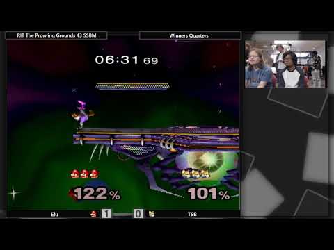 RIT TPG 43 SSBM - Winners Quarters - Elu (Mario) vs TSB (Fox)