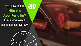 Abel Ferreira é visto e zoado por torcedores do São Paulo no trânsito após título