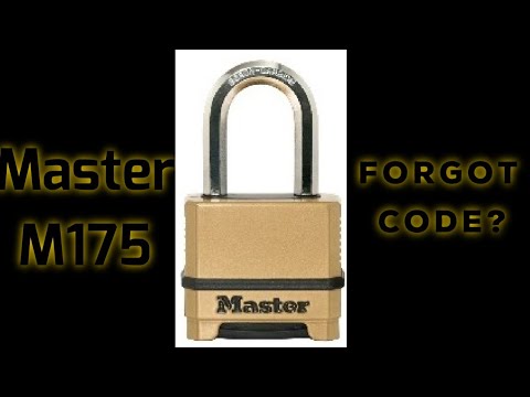 Picking the Master Lock M175XDLF Heavy Duty