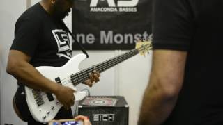 Andrew Gouche   Anaconda Bass   London Bass Guitar Show 2017