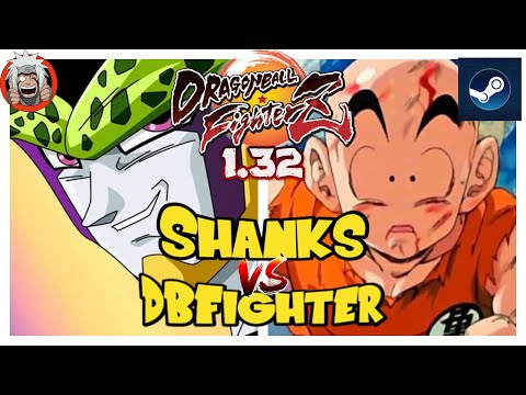 DBFZ Shanks vs DBFighter (Vegeta, Cell, Janemba) Vs (Jiren, Gotenks, Krillin)