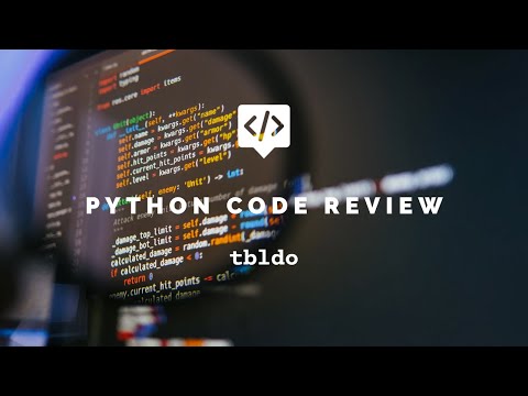 Python Code Review | tbldo