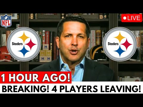 NFL BOMBSHELL! 4 STEELERS SAYING GOODBYE! MY GOODNESS! SEE WHO THEY ARE! PITTSBURGH STEELERS NEWS