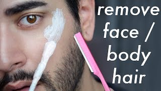 How To Remove Annoying Cheek & Body Hairs - Hair Removal Tips & Products ✖ James Welsh