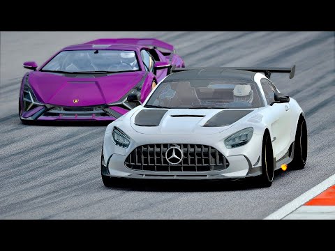 Mercedes-AMG Black Series 2020 vs Lamborghini Sian at Red Bull Ring