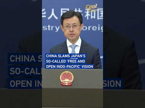 China slams Japan's so-called 'free and open Indo-Pacific' vision #CoolChina